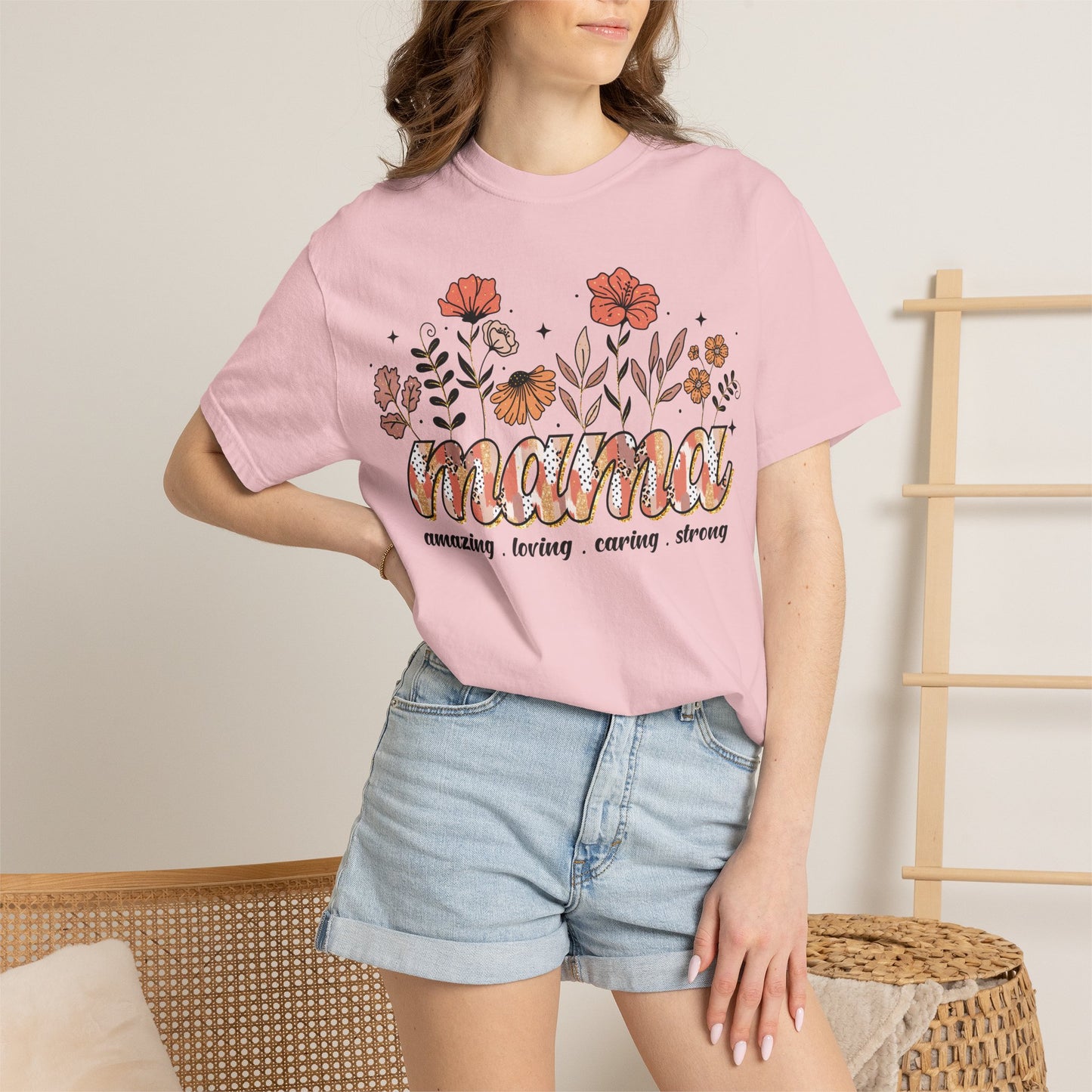 Floral Mama Comfort Colors Shirt | Trendy Mother’s Day Gift