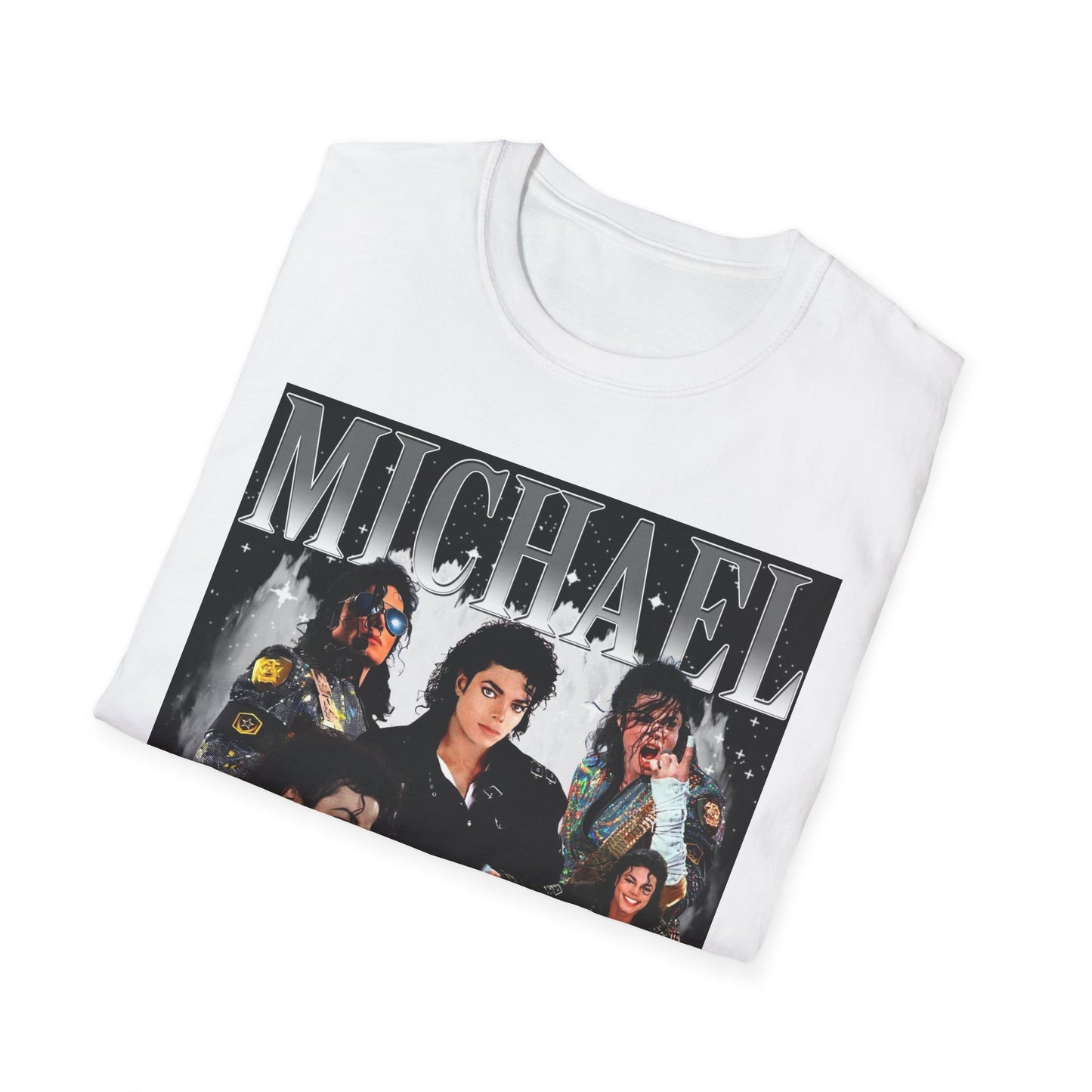 Michael Jackson Legendary King Of Pop Shirt Retro Music Icon Collage Graphic Tee Vintage MJ Fan Shirt Music Lover Gift Michael J Collage