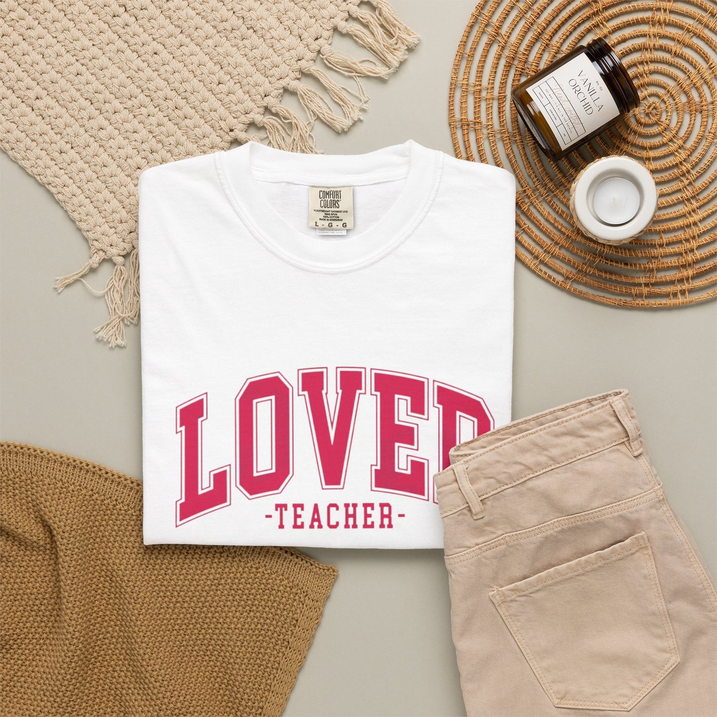 Loved Teacher Shirt | Comfort Colors Teacher Tee