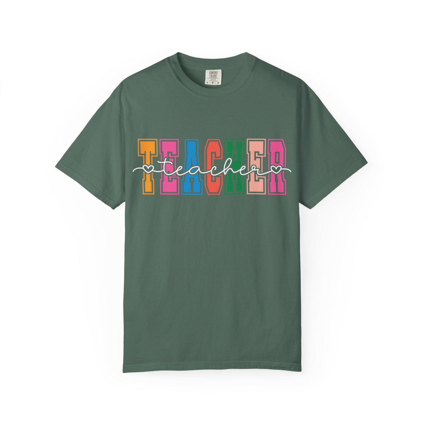 Retro Teacher Comfort Colors Shirt | Cute Teacher Gift Tee