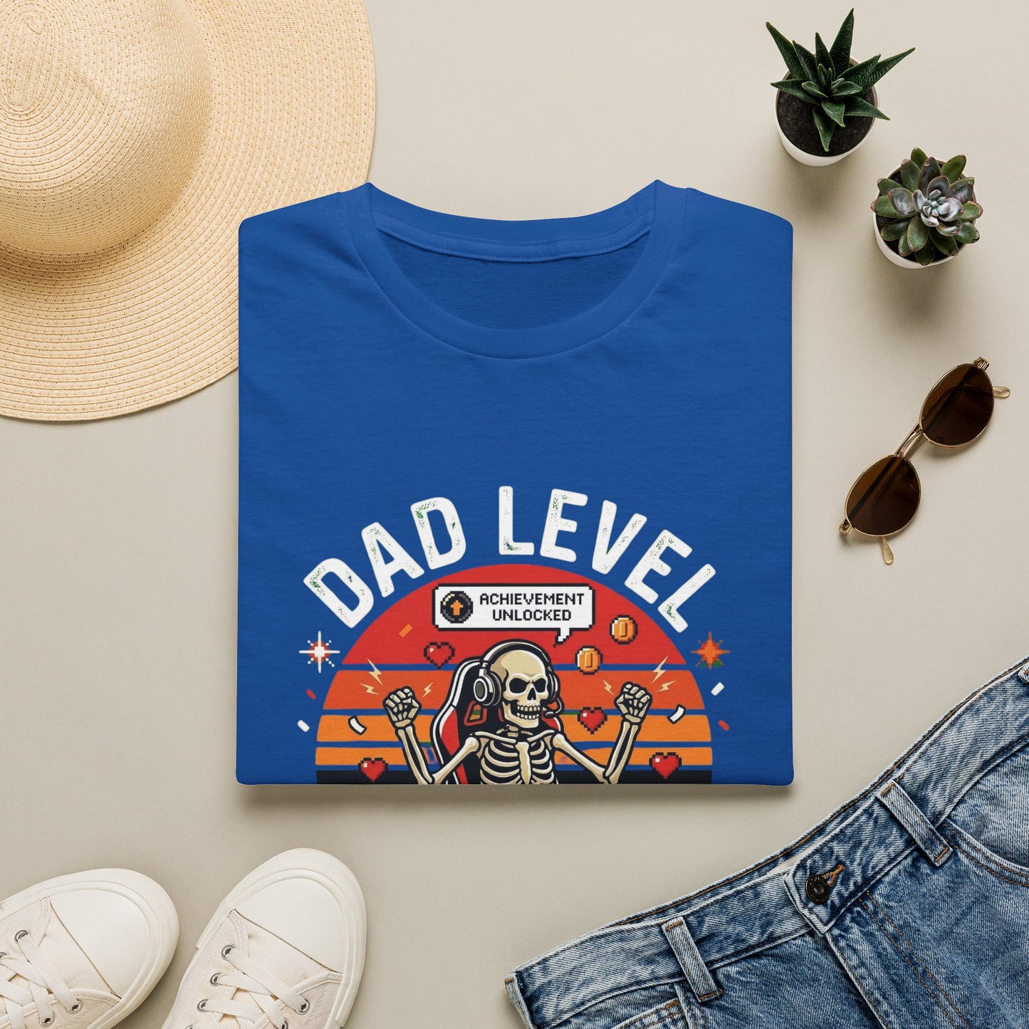 Dad Level Unlocked Shirt | Funny Gamer Dad Tee