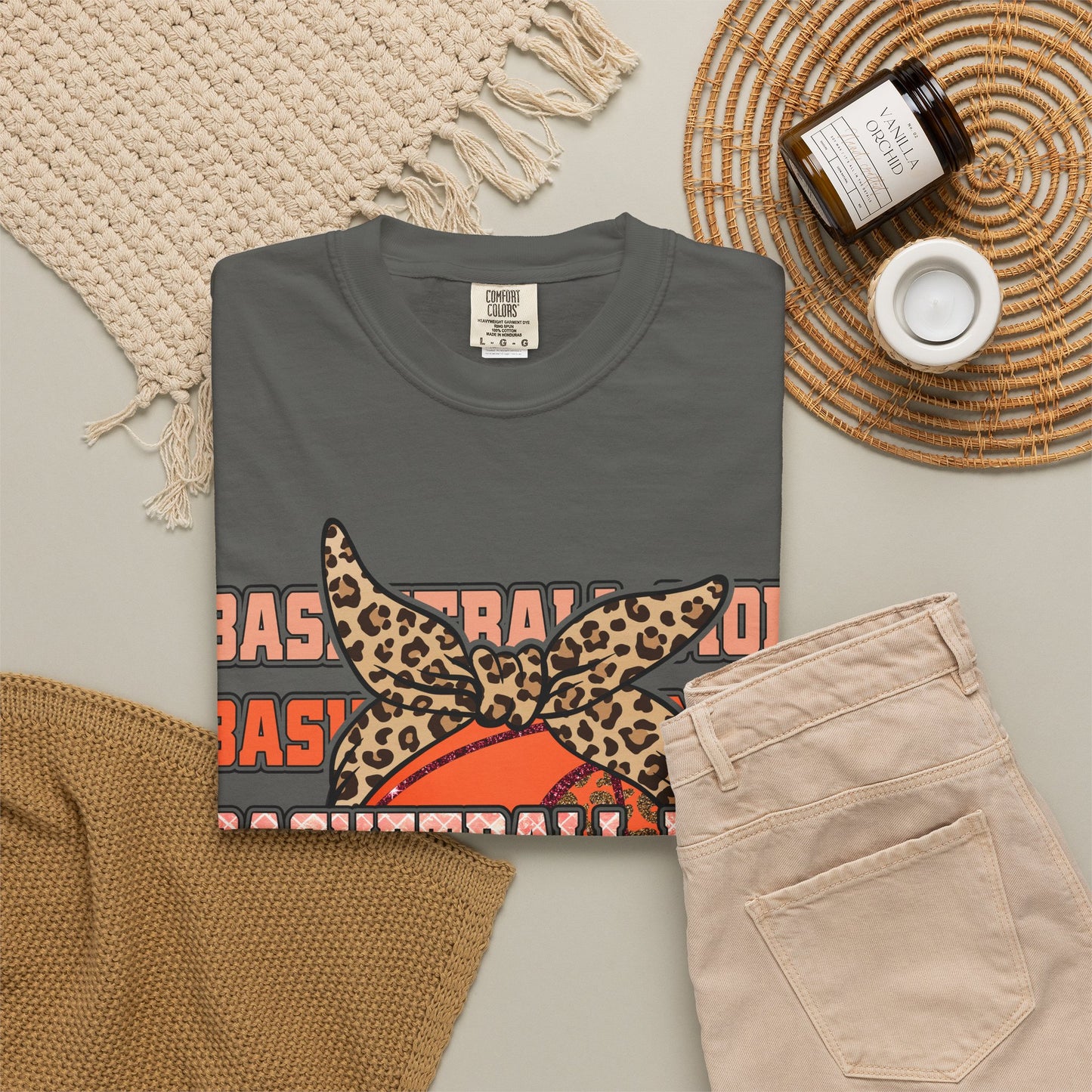 Basketball Mom Comfort Colors Shirt | Trendy Game Day Mom Tee