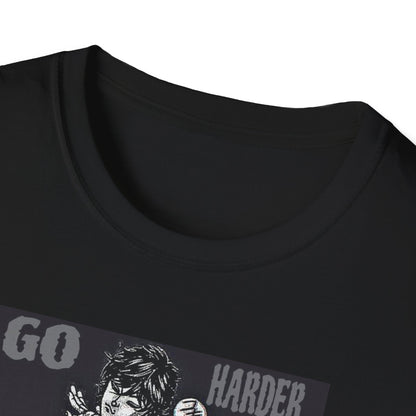 Go Harder Gym Baki Shirt Workout Motivation Tee Bodybuilding Shirt Discipline Fitness Shirt Gym Motivation Clothing Hardcore Gym Tee