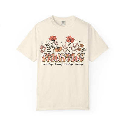 Floral Mama Comfort Colors Shirt | Trendy Mother’s Day Gift