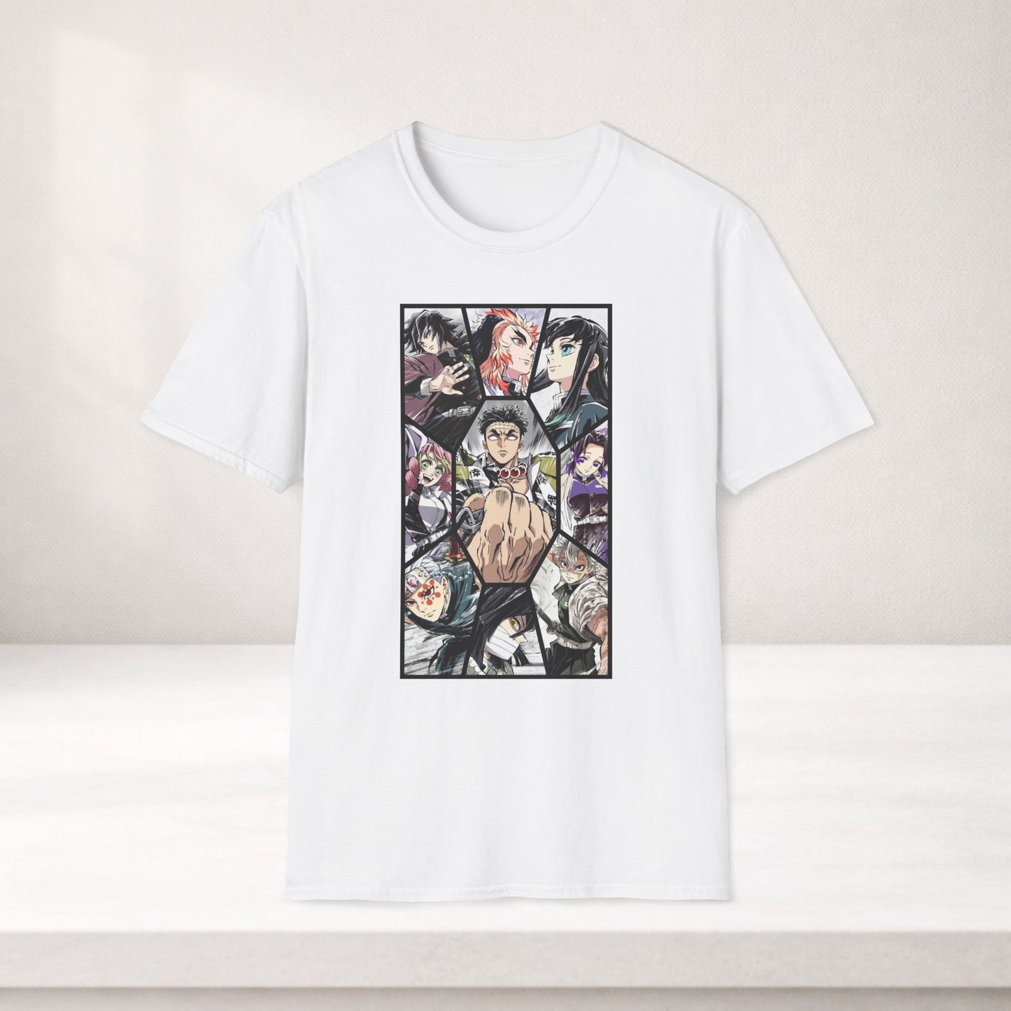 Demon Slayer Hashira T Shirt Anime Pillars Graphic Tee  Kimetsu No Yaiba Hashira Shirt  Japanese Anime Streetwear Tee Gift for Anime Fans