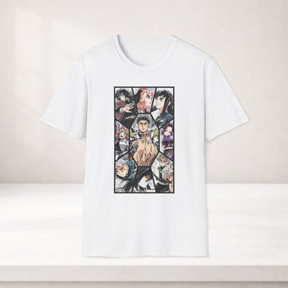 Demon Slayer Hashira T Shirt Anime Pillars Graphic Tee  Kimetsu No Yaiba Hashira Shirt  Japanese Anime Streetwear Tee Gift for Anime Fans