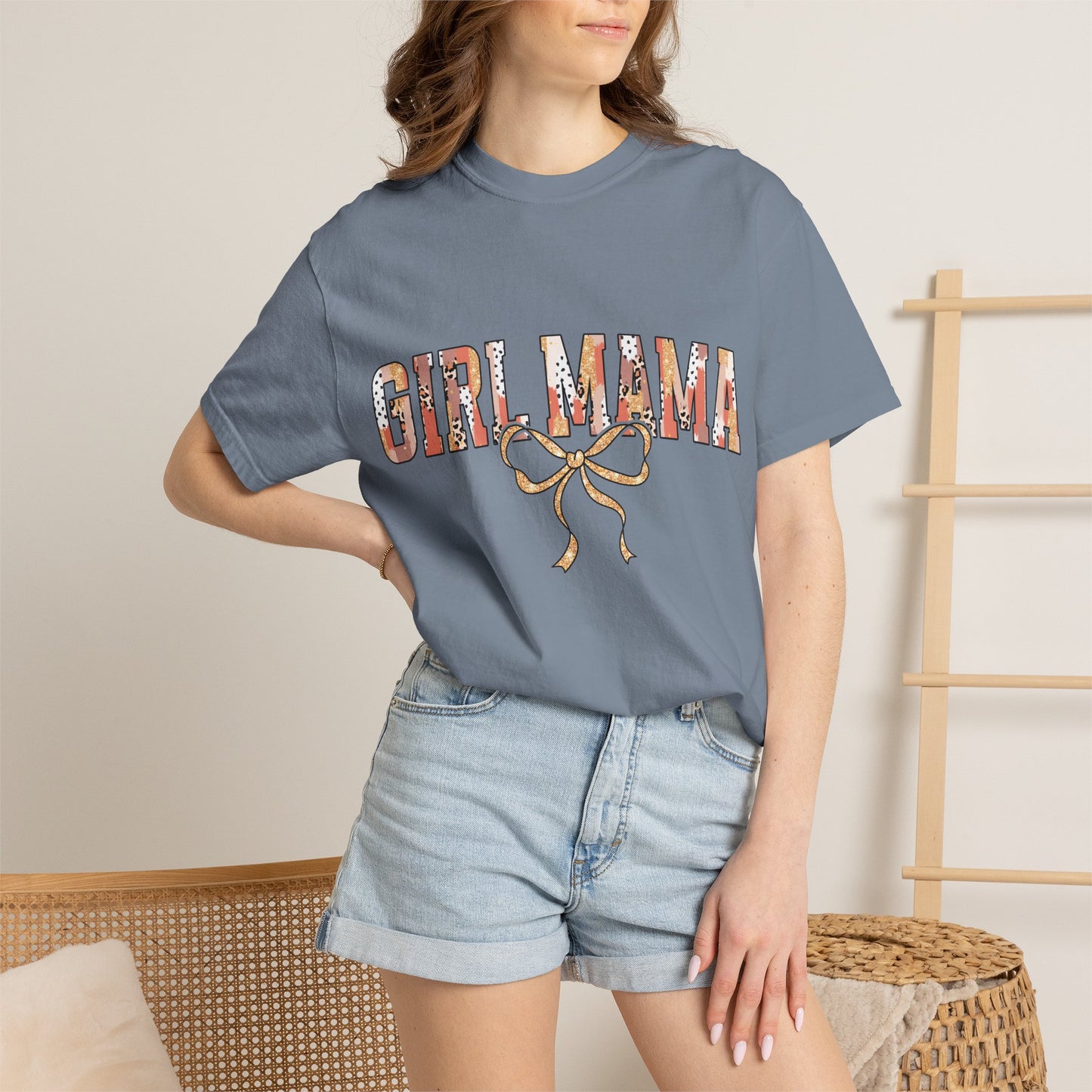 Girl Mama Comfort Colors Shirt | Trendy Motherhood Gift Tee