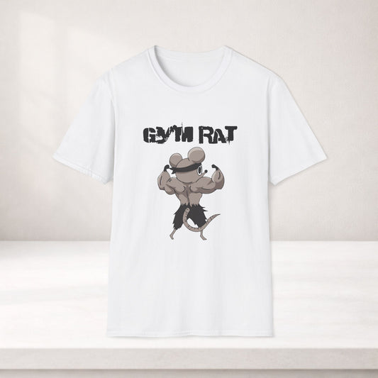 Gym Rat Shirt Funny Workout Shirt Gym Lover Tee Fitness Motivation Shirt Bodybuilding Shirt Gym Humor Tee Gift for Gym Lover Gym Rat T-Shirt