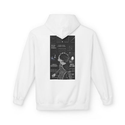 Discipline Hoodie Motivation Sweatshirt Focus Hustle Mindset Hoodie Dark Aesthetic Gym Hoodie Streetwear Self Improvement Clothing