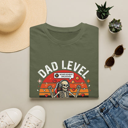 Dad Level Unlocked Shirt | Funny Gamer Dad Tee