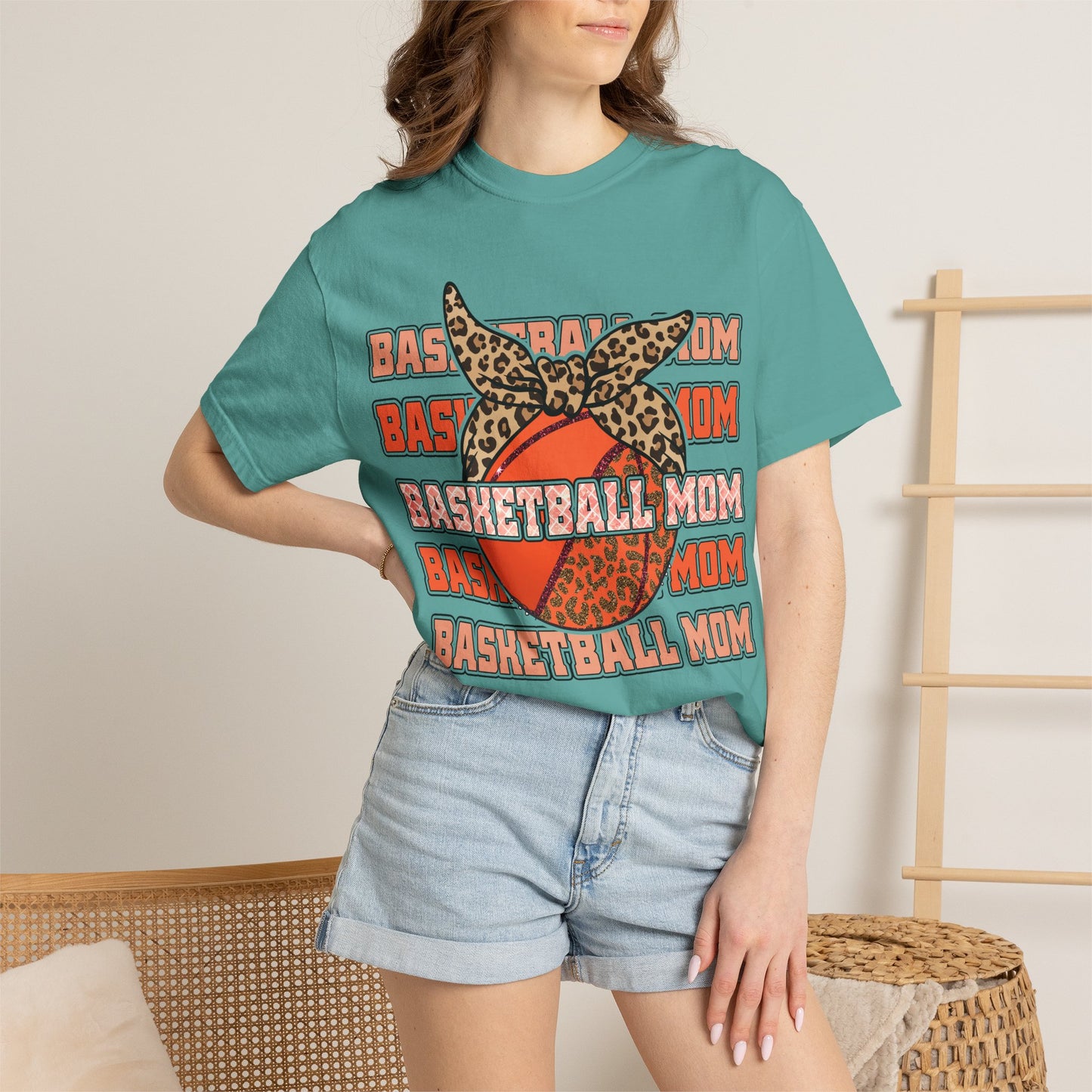 Basketball Mom Comfort Colors Shirt | Trendy Game Day Mom Tee