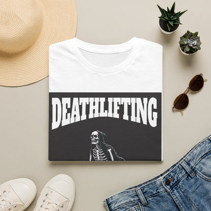 Deathlifting Shirt Skull Gym Shirt Funny Workout Tee Bodybuilding Shirt Dark Humor Gym Shirt Lifting Shirt Gym Motivation Tee