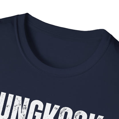 Jungkook Bts Shirt Minimal Tee, Jungkook Black White Graphic T Shirt, Kpop Fan Tee, Bts Merch Shirt, Army Gift, Unisex Softstyle