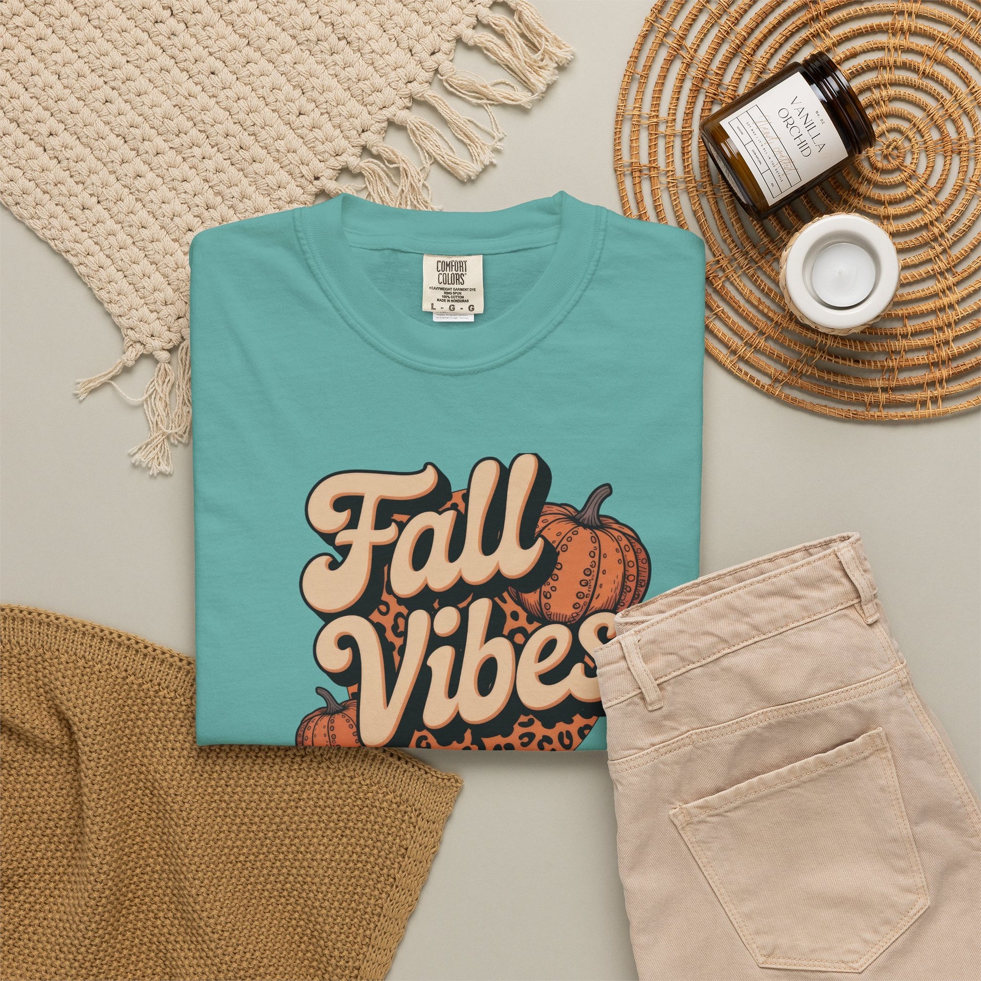 Comfortable unisex Pumpkin Fall Shirt, Autumn Comfort Colors Tee, Cute Fall Season Shirt, Pumpkin Patch Shirt, Thanksgiving