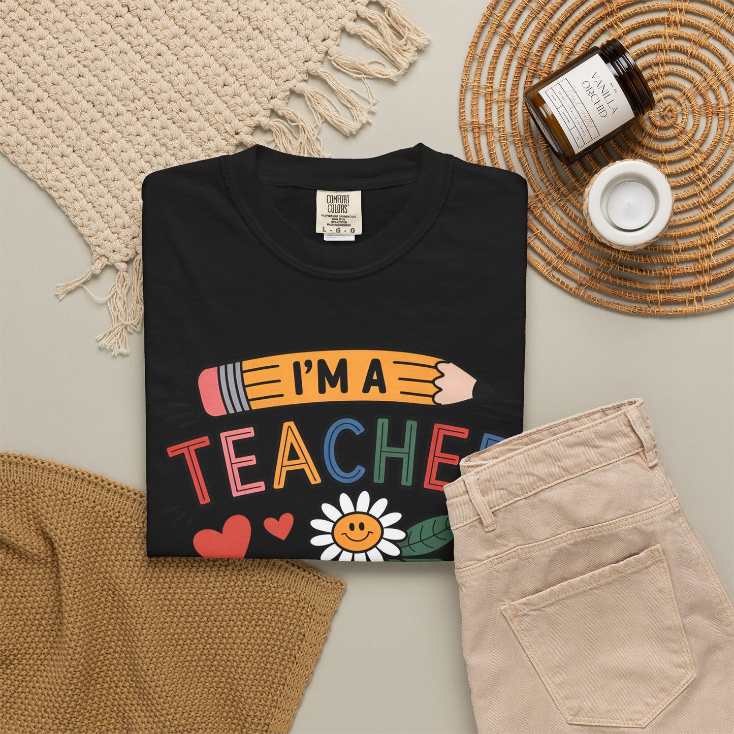 I’m A Teacher What’s Your Superpower Comfort Colors Shirt