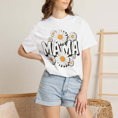 Mama Daisy Flower Shirt | Cute Floral Mom Tee