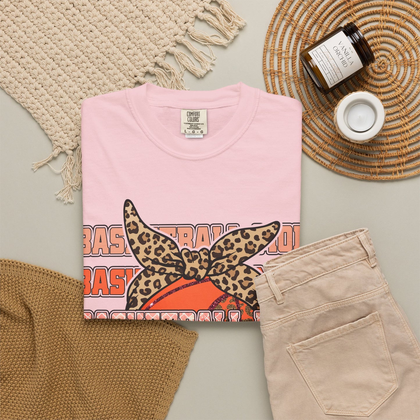 Basketball Mom Comfort Colors Shirt | Trendy Game Day Mom Tee