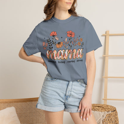 Floral Mama Comfort Colors Shirt | Trendy Mother’s Day Gift