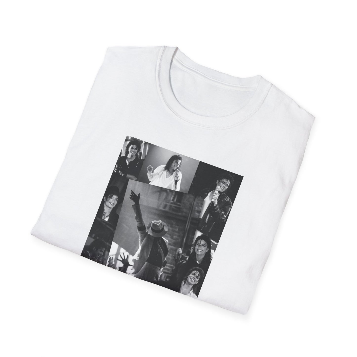 Michael Jackson Collage Shirt Vintage King Of Pop Tee Retro Music Graphic T Shirt 80s Pop Icon Fan Gift MJ Aesthetic Streetwear Tee