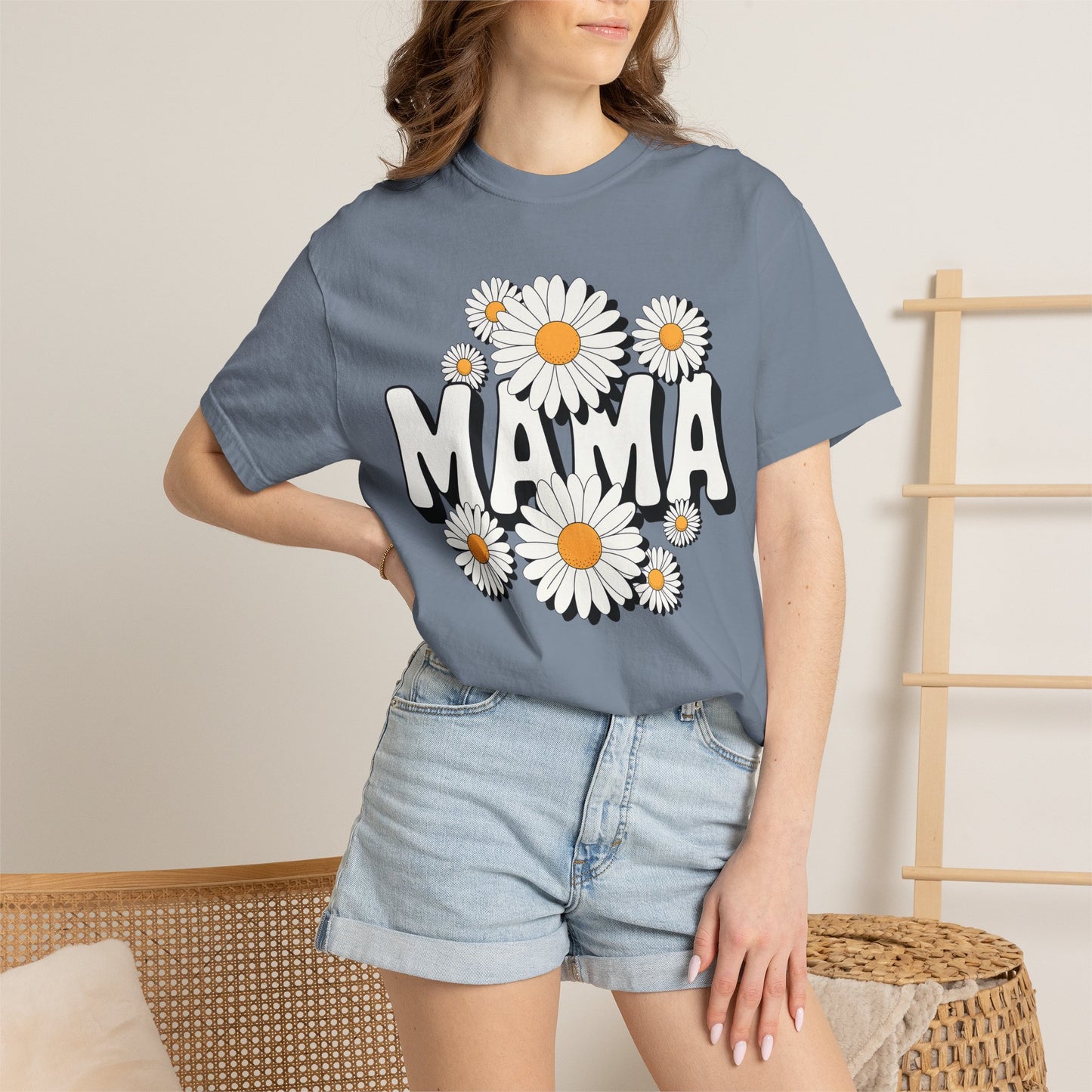 Mama Daisy Flower Shirt | Cute Floral Mom Tee
