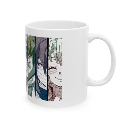 Anime Kimetsu no Yaiba Hashiras Inspired Ceramic Mug | Perfect Gift for Fans | Unique Coffee Cup, Collector's Item, Birthday Gift, Cartoon
