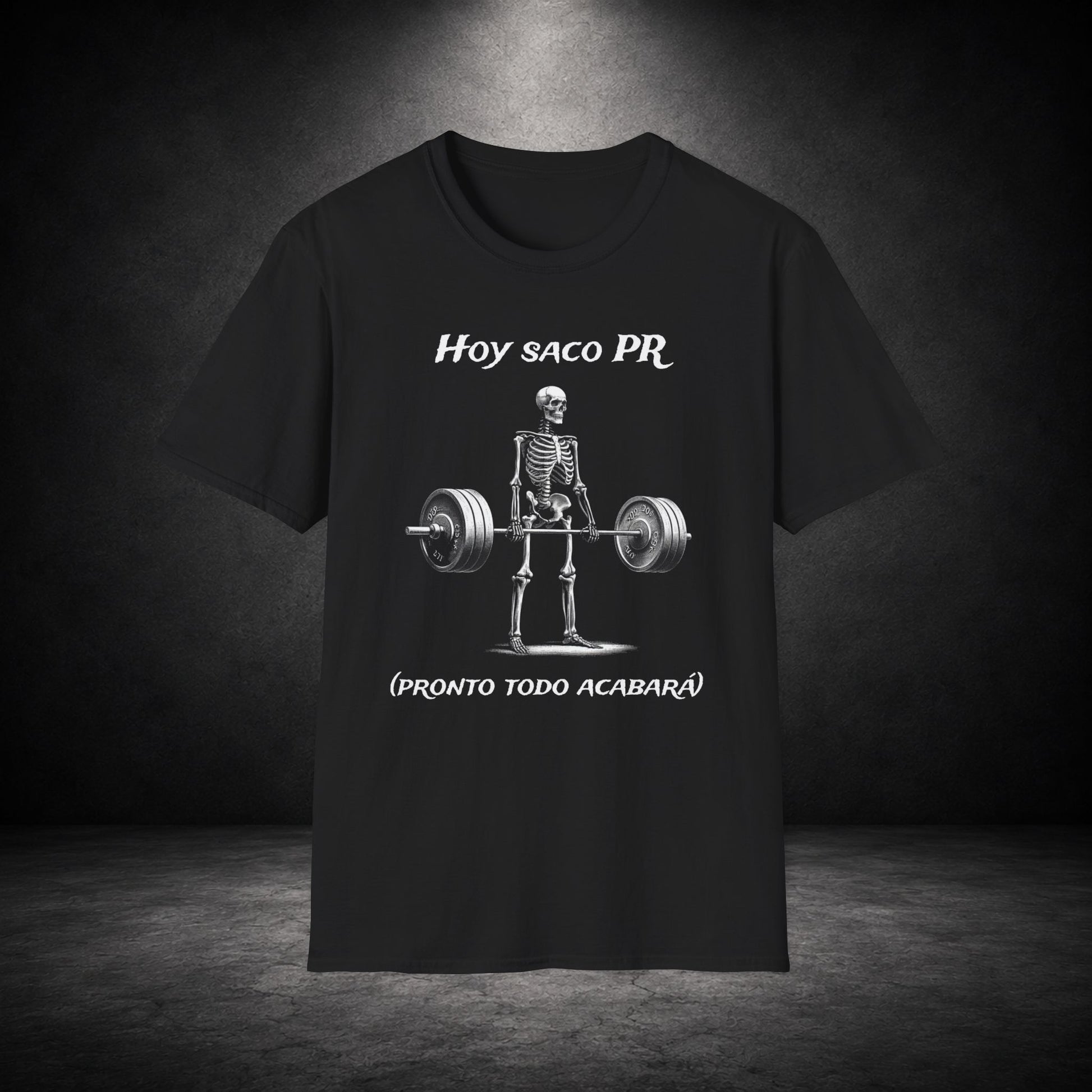 Hoy Saco PR Shirt, Funny Spanish Gym Shirt, Powerlifting Meme Tee, Deadlift Skeleton T Shirt, Latino Fitness Shirt, Gym Bro