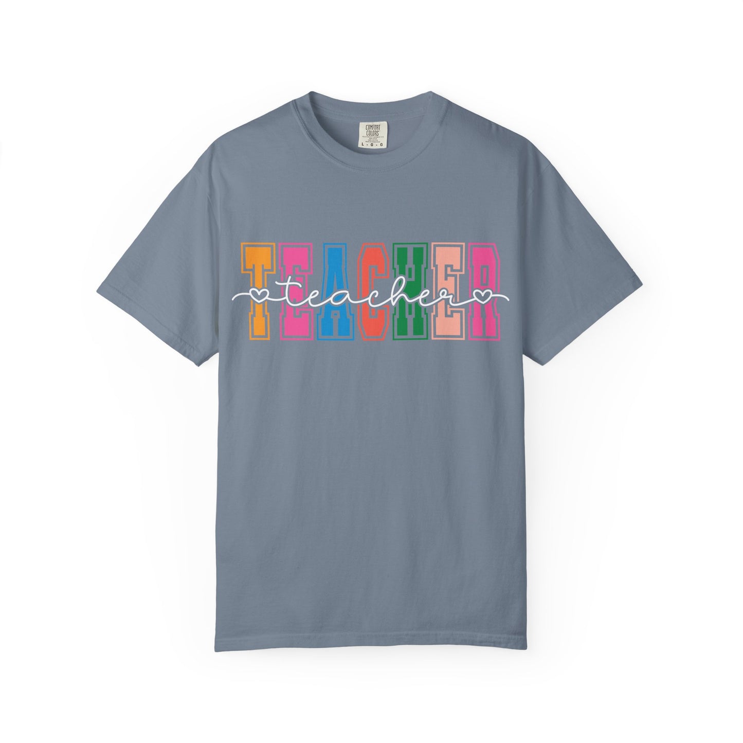 Retro Teacher Comfort Colors Shirt | Cute Teacher Gift Tee