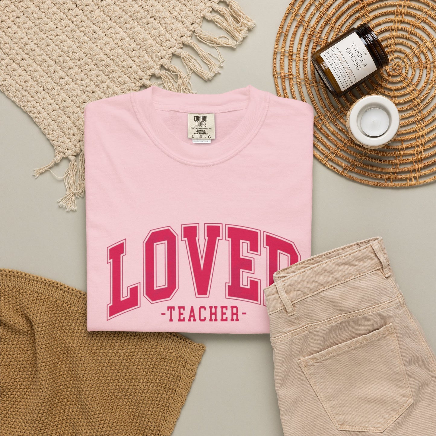 Loved Teacher Shirt | Comfort Colors Teacher Tee