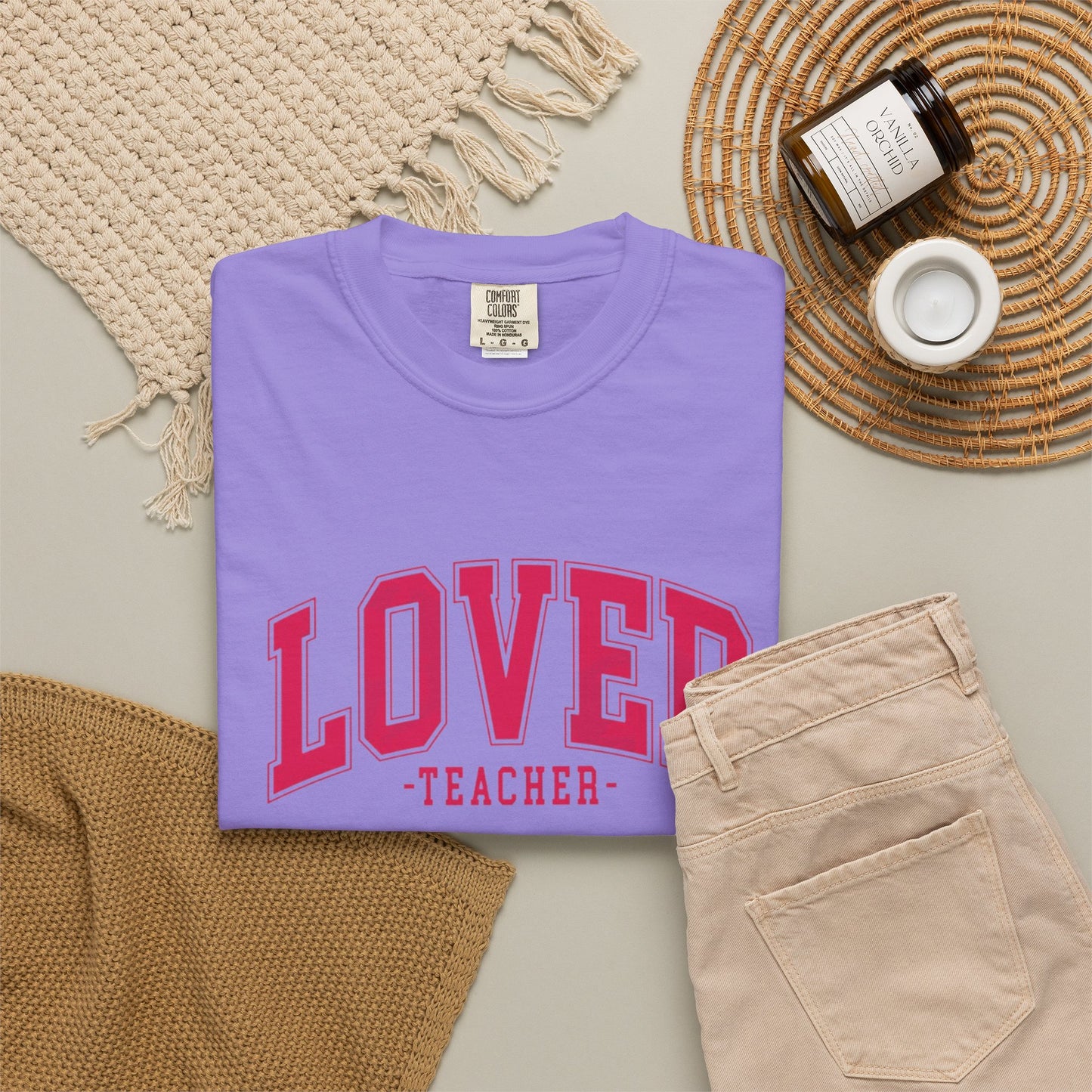 Loved Teacher Shirt | Comfort Colors Teacher Tee