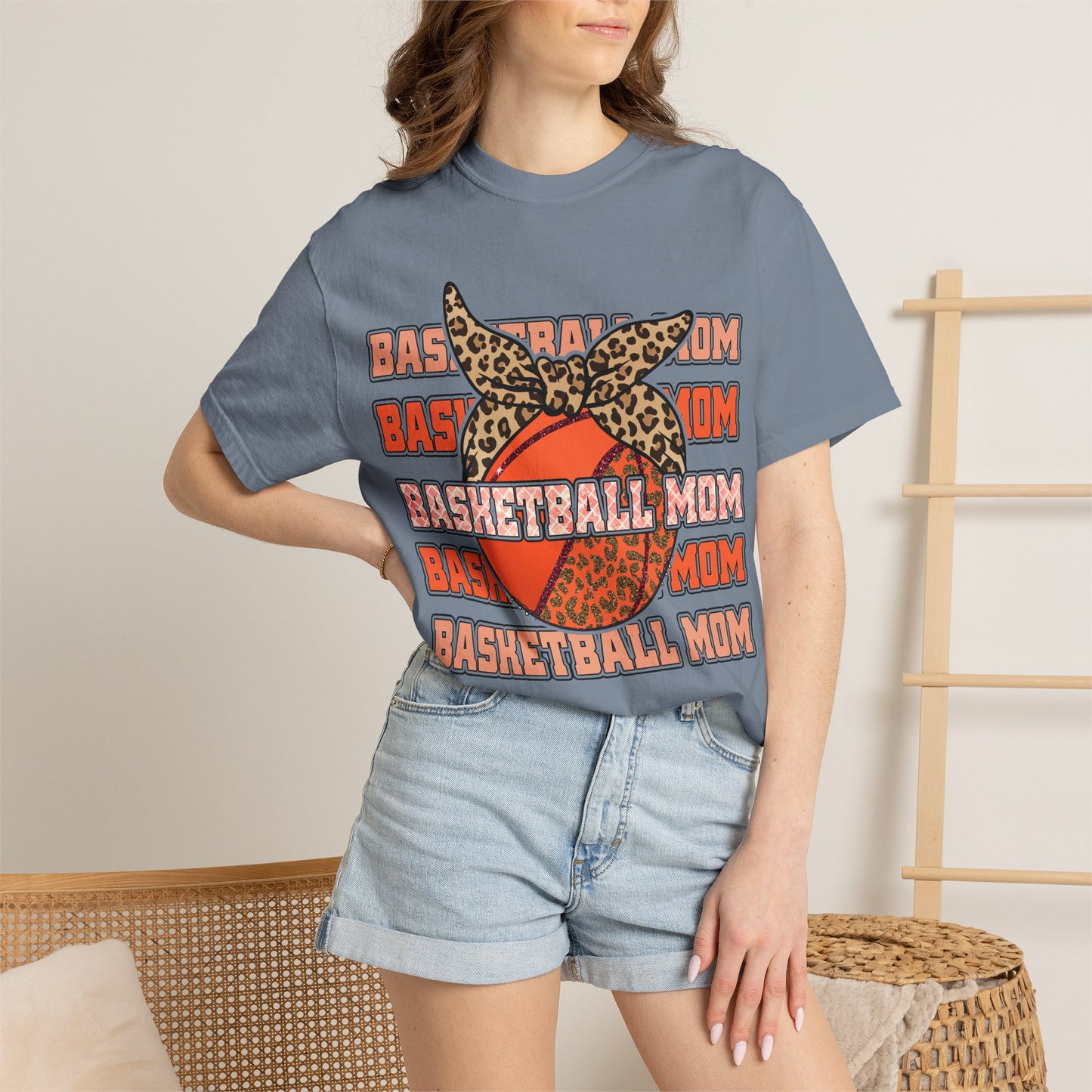 Basketball Mom Comfort Colors Shirt | Trendy Game Day Mom Tee