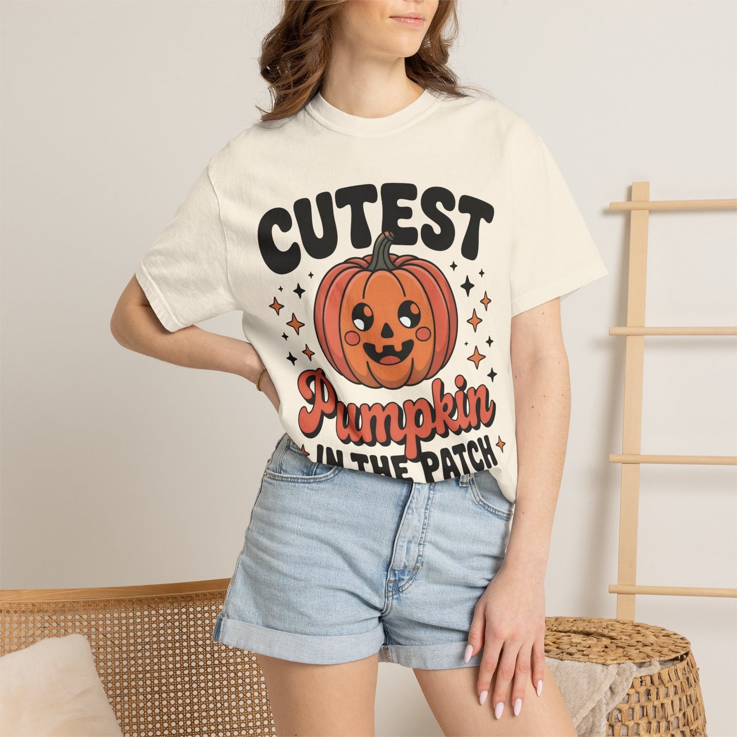 Comfortable unisex Cutest Pumpkin In The Patch Shirt, Pumpkin Patch Family Outfit, Cute Halloween Shirt, Fall Festival Tee