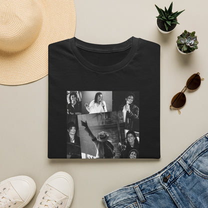Michael Jackson Collage Shirt Vintage King Of Pop Tee Retro Music Graphic T Shirt 80s Pop Icon Fan Gift MJ Aesthetic Streetwear Tee