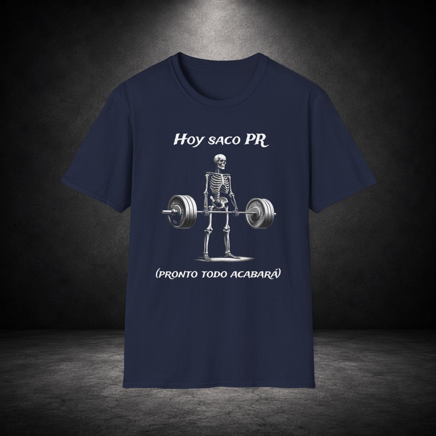 Hoy Saco PR Shirt, Funny Spanish Gym Shirt, Powerlifting Meme Tee, Deadlift Skeleton T Shirt, Latino Fitness Shirt, Gym Bro