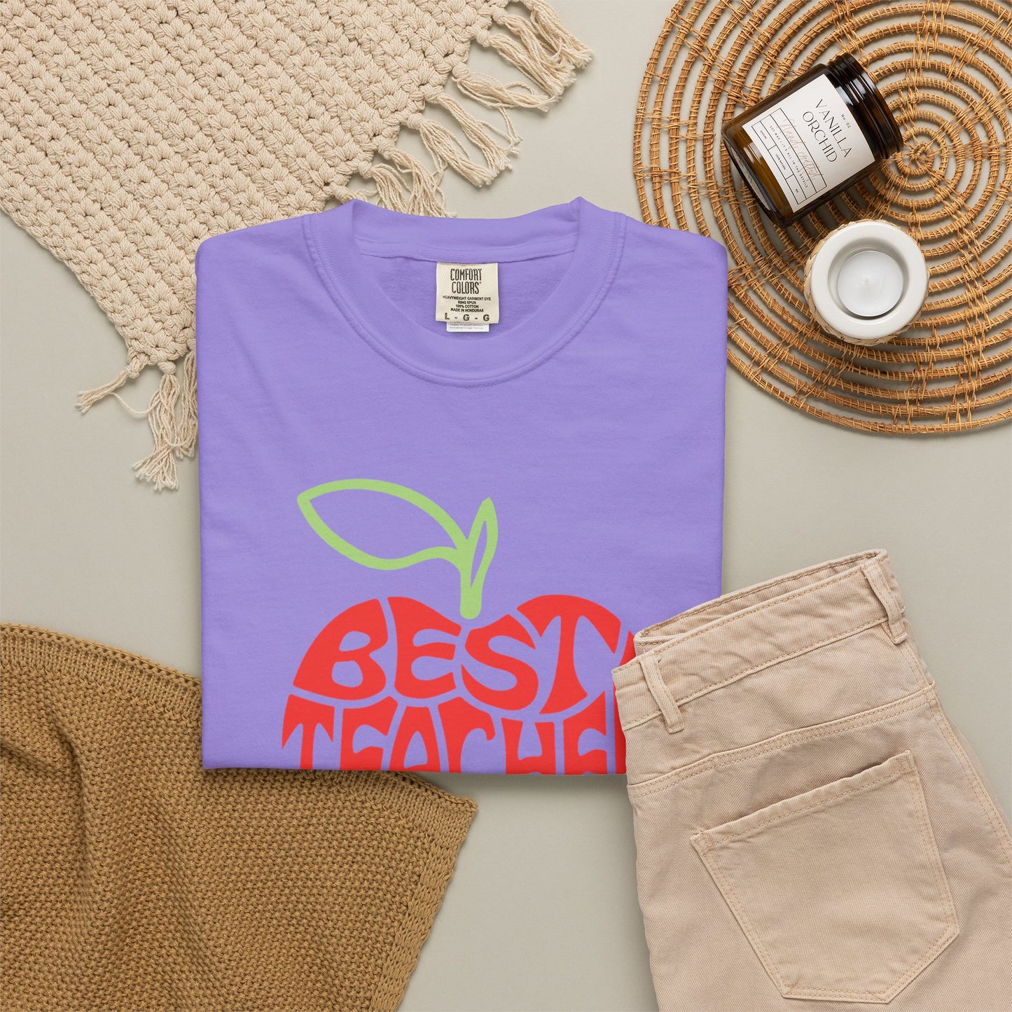 Best Teacher Ever Shirt | Apple Teacher Graphic Tee