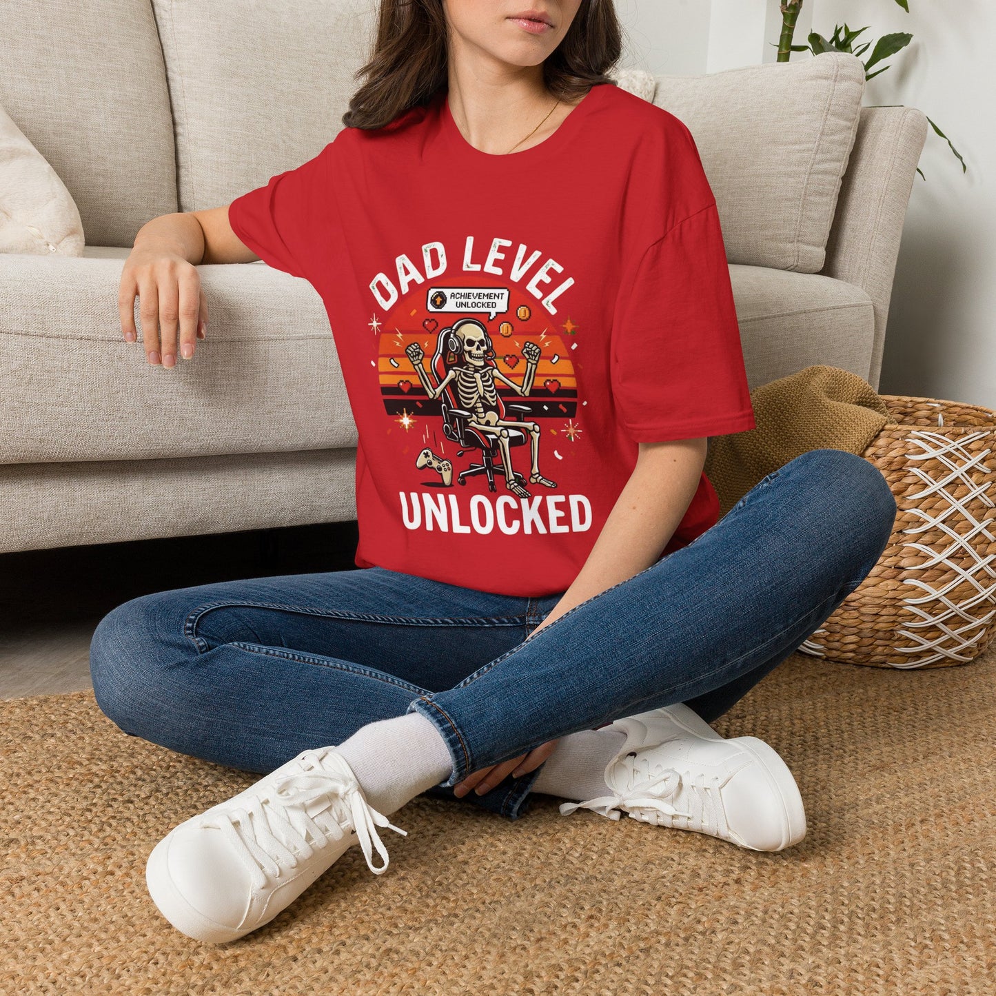 Dad Level Unlocked Shirt | Funny Gamer Dad Tee
