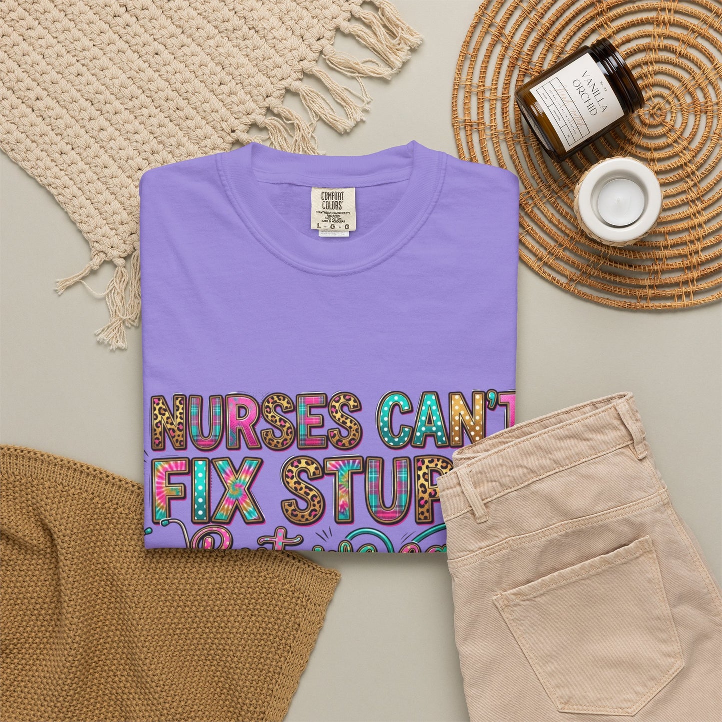 Funny Nurse Shirt Nurses Can't Fix Stupid But We Can Sedate It, Sarcastic RN Tee, ER Nurse Gift, ICU Nurse Shirt, Nursing