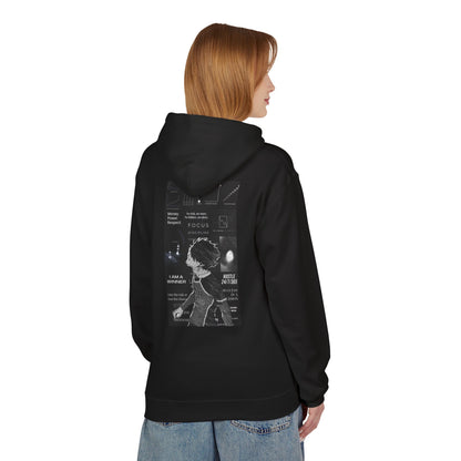 Discipline Hoodie Motivation Sweatshirt Focus Hustle Mindset Hoodie Dark Aesthetic Gym Hoodie Streetwear Self Improvement Clothing