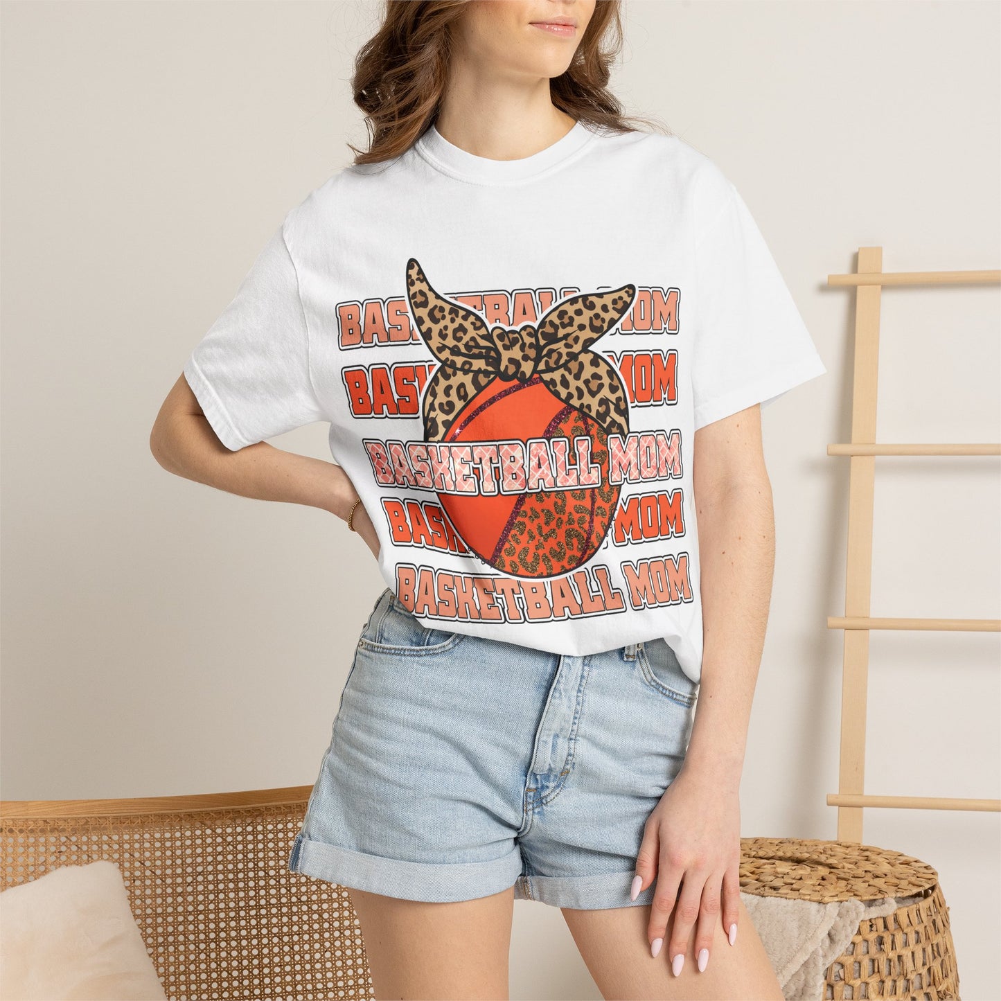 Basketball Mom Comfort Colors Shirt | Trendy Game Day Mom Tee