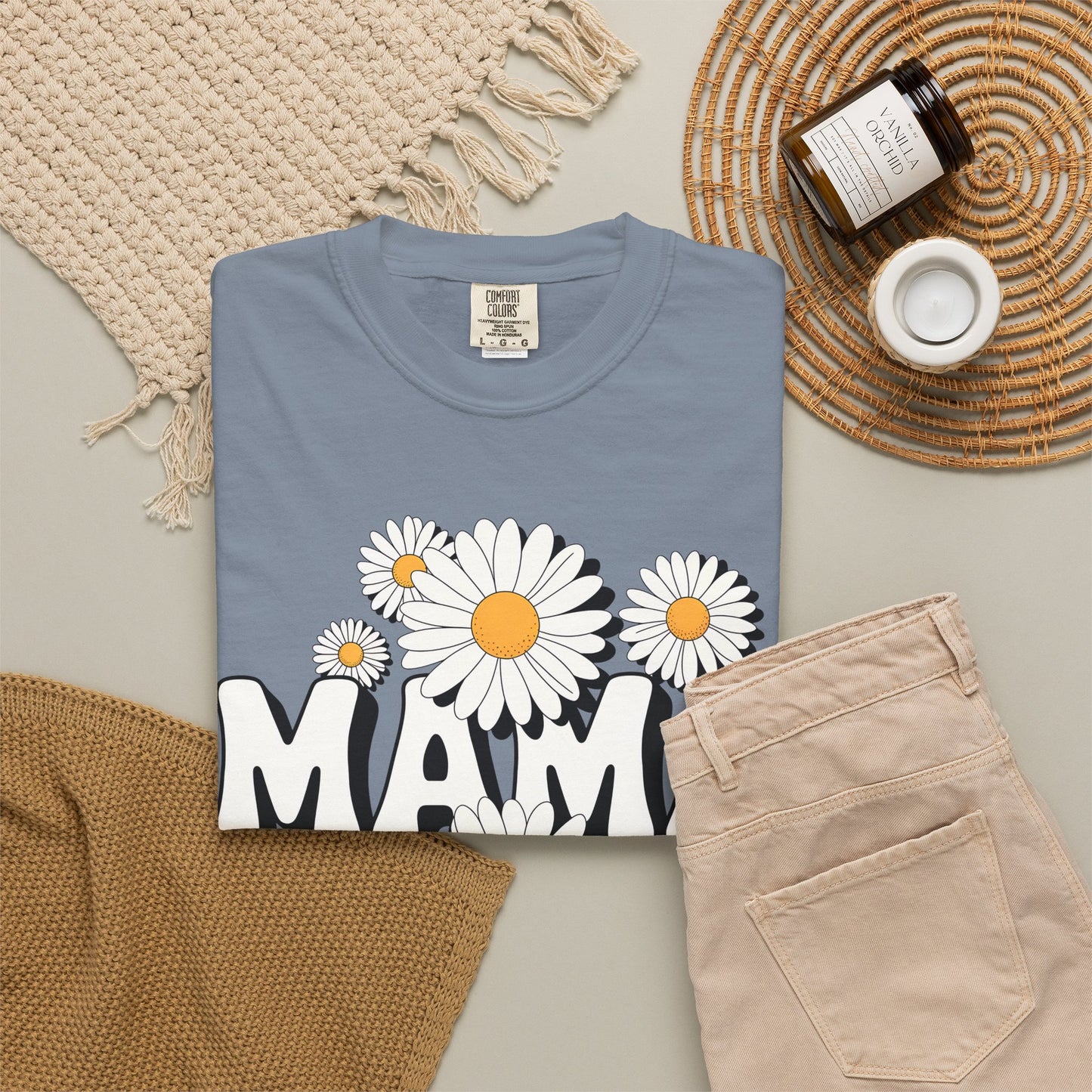 Mama Daisy Flower Shirt | Cute Floral Mom Tee