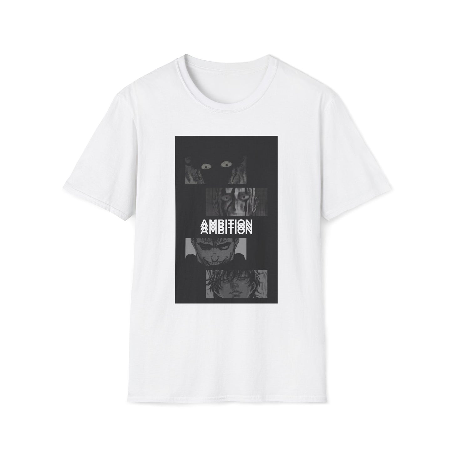 Ambition Anime Shirt Dark Aesthetic Tee Streetwear Anime Shirt Manga Collage Shirt Gym Motivation Shirt Japanese Style Tee