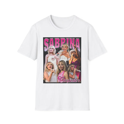 Sabrina Carpenter Shirt Pop Star Collage Graphic Tee Vintage Style Music Fan T-Shirt Sabrina Carpenter Aesthetic Concert Outfit Gift