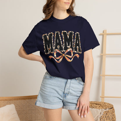 Mama Bow Comfort Colors Shirt | Trendy Mother’s Day Gift