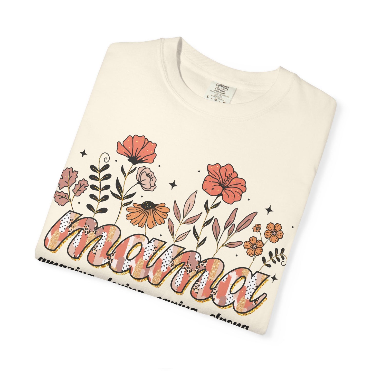 Floral Mama Comfort Colors Shirt | Trendy Mother’s Day Gift
