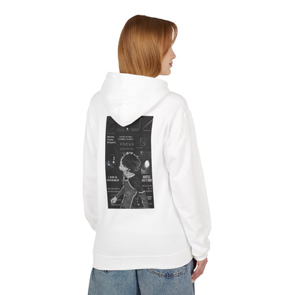 Discipline Hoodie Motivation Sweatshirt Focus Hustle Mindset Hoodie Dark Aesthetic Gym Hoodie Streetwear Self Improvement Clothing