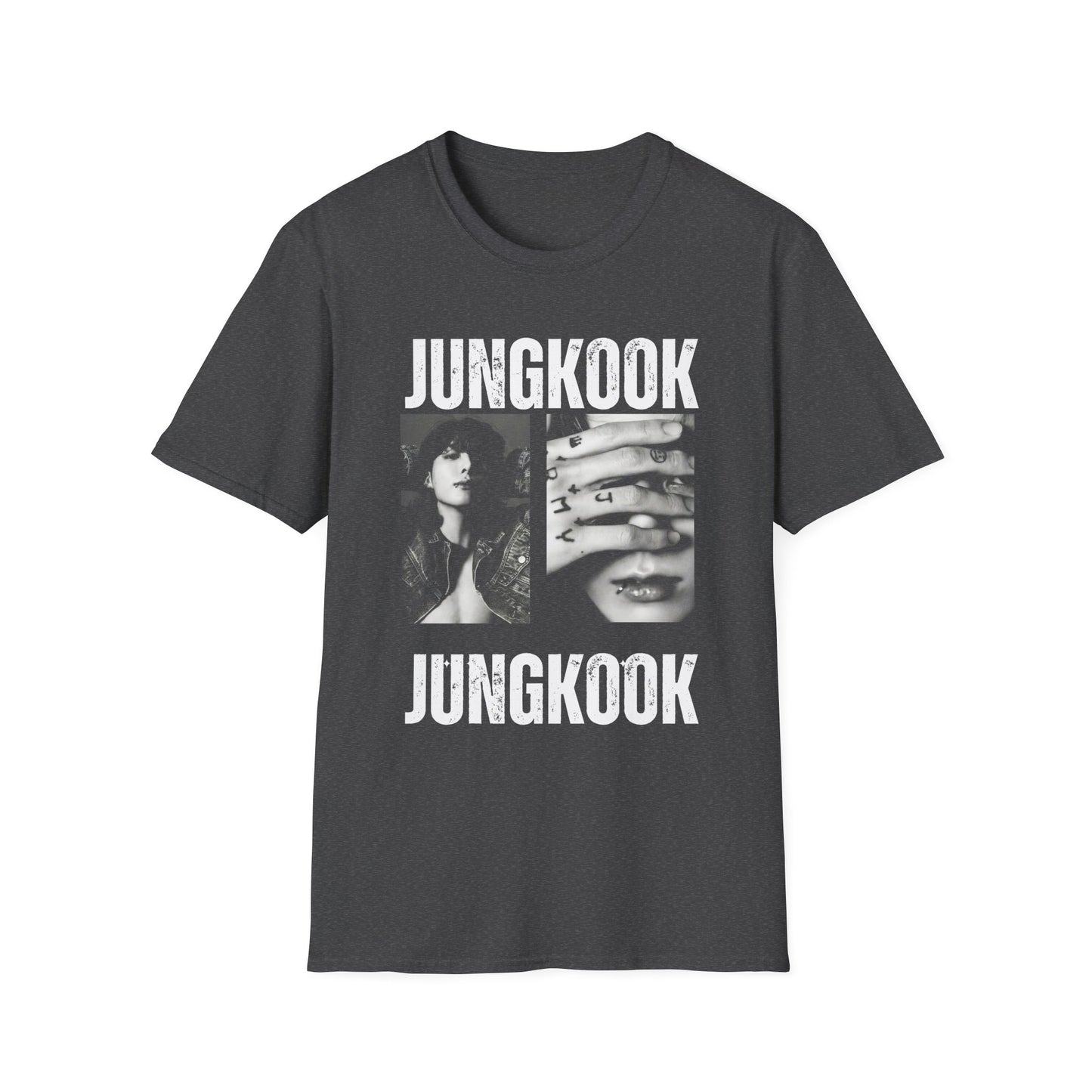 Jungkook Bts Shirt Minimal Tee, Jungkook Black White Graphic T Shirt, Kpop Fan Tee, Bts Merch Shirt, Army Gift, Unisex Softstyle