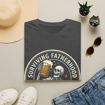 Surviving Fatherhood One Beer At A Time Shirt | Funny Dad Beer Tee