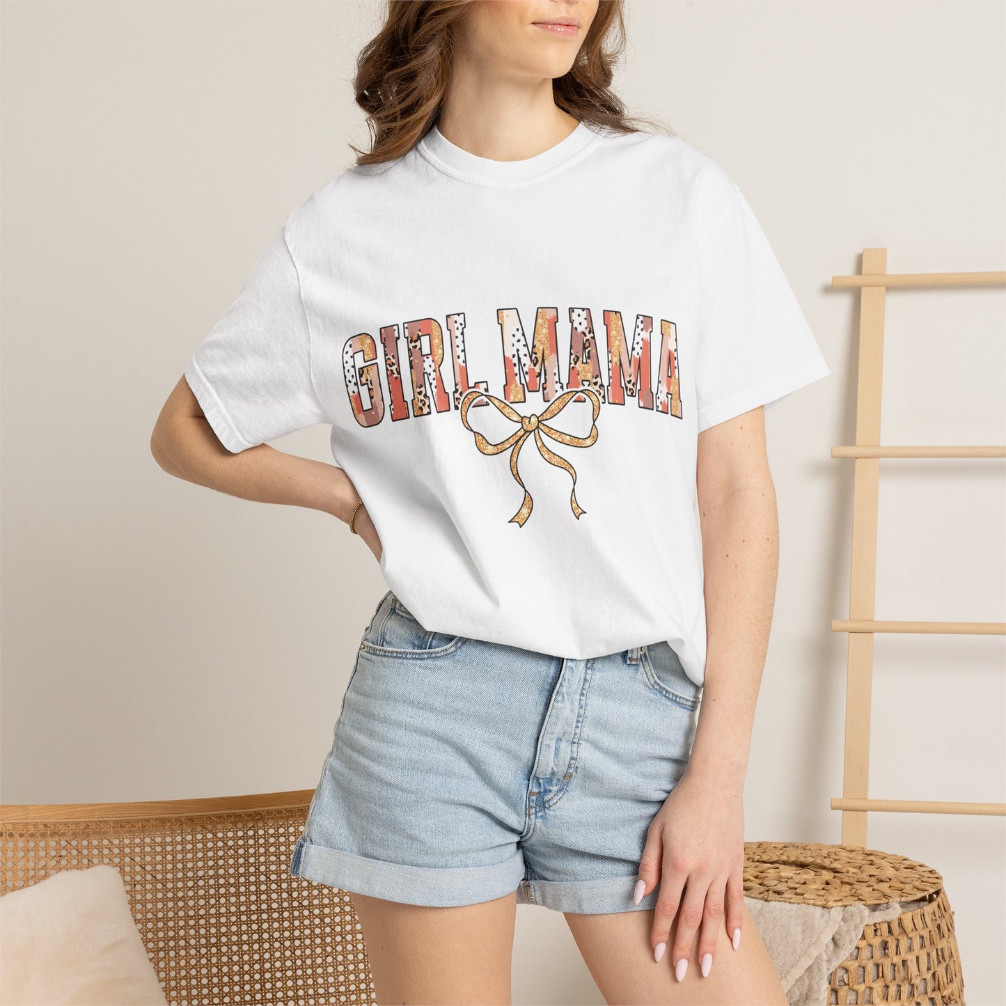 Girl Mama Comfort Colors Shirt | Trendy Motherhood Gift Tee