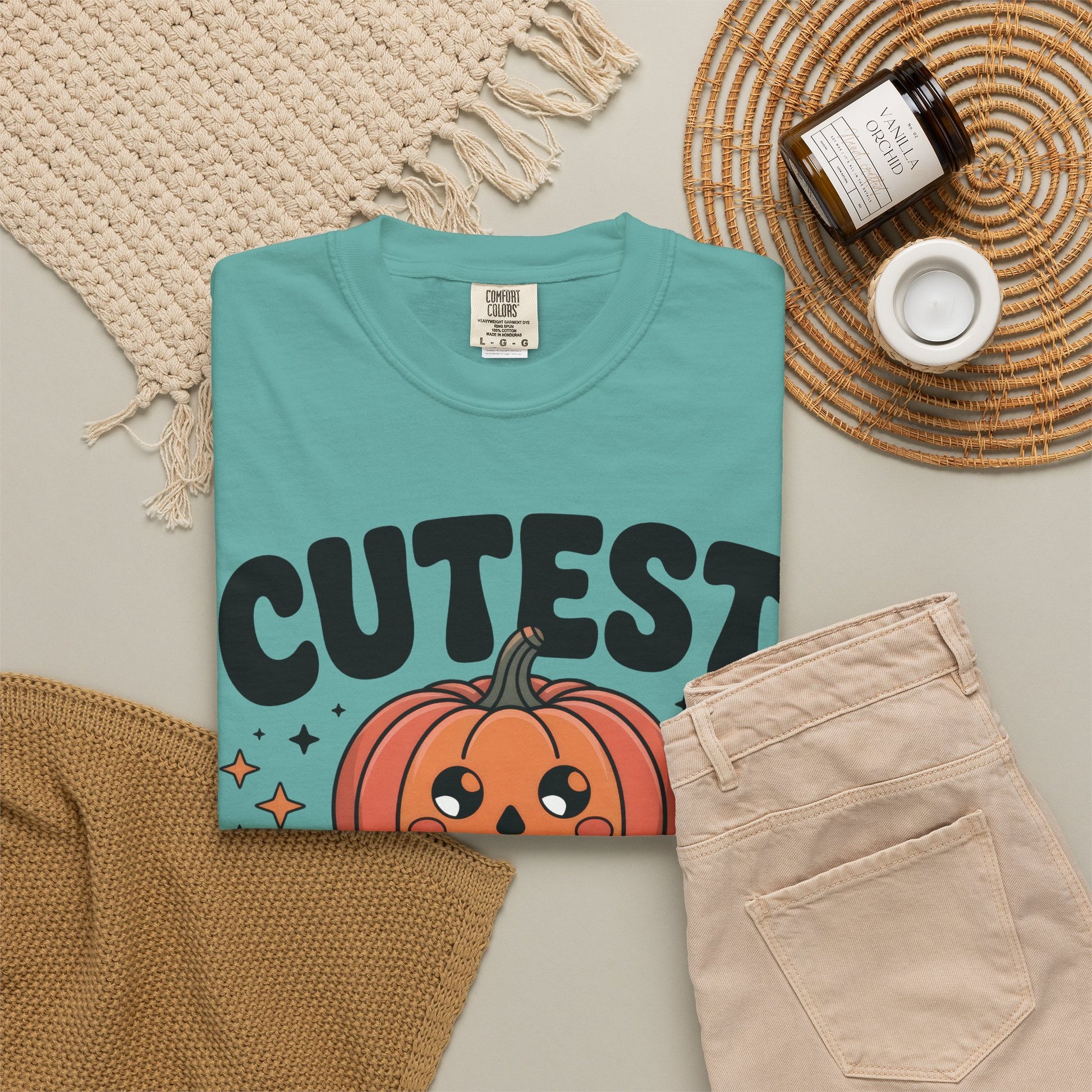 family pumpkin tee aesthetic Cutest Pumpkin In The Patch Shirt, Pumpkin Patch Family Outfit, Cute Halloween Shirt, Fall
