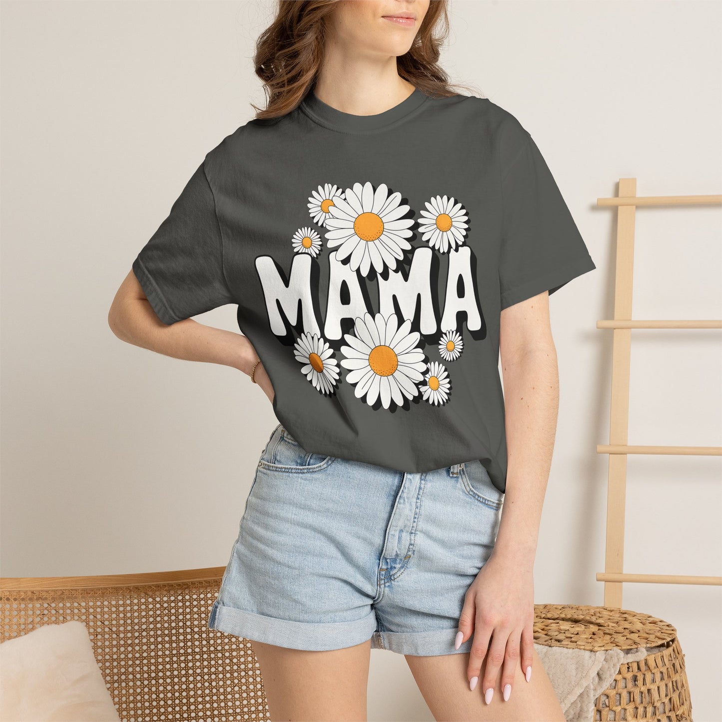 Mama Daisy Flower Shirt | Cute Floral Mom Tee