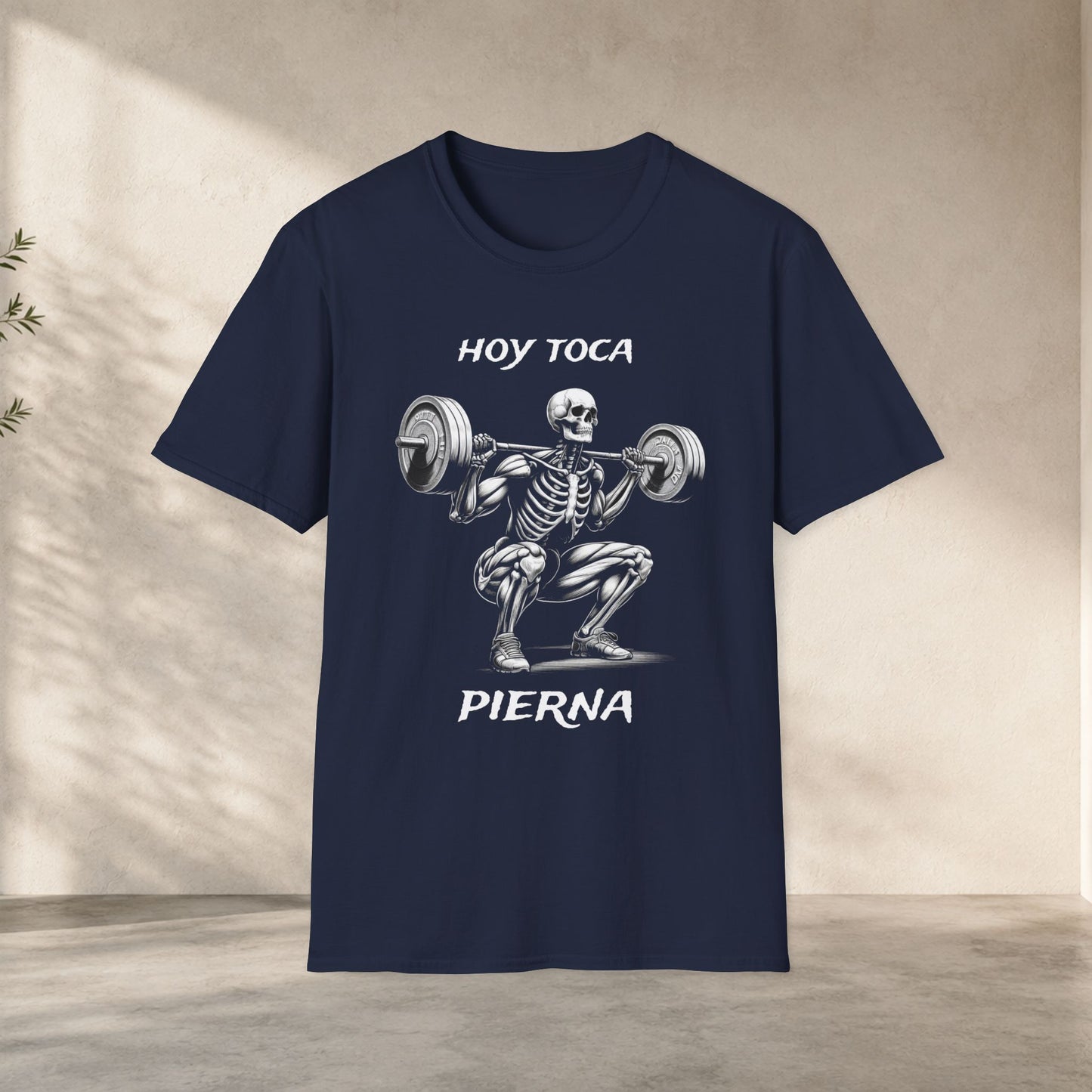 Hoy Toca Pierna Shirt | Funny Spanish Leg Day Gym Tee tee for fitness lover gift and funny gym shirt - perfect occasion piece